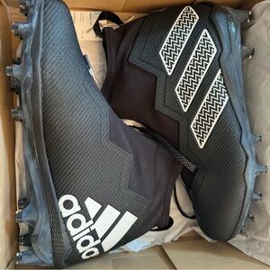 Adidas “Nasty” 2.0 black ankle football cleats. NIB. Size 11.5